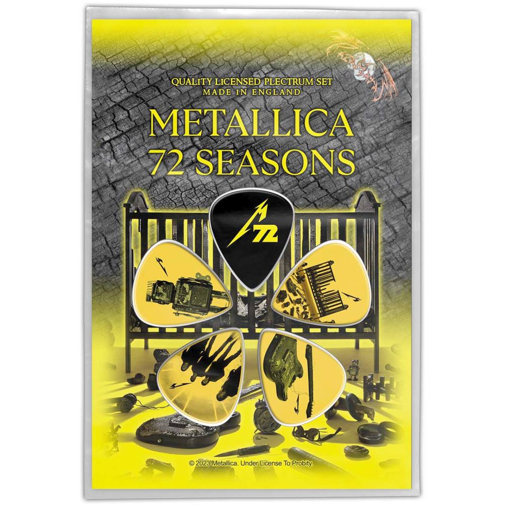 Metallica - 72 Seasons Plectrum - Set van 5 - Multicolours